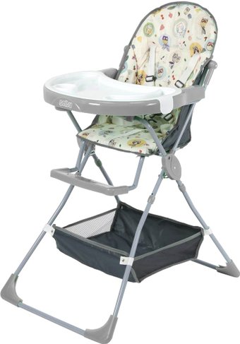 Высокий стульчик Selby SH-252 (Совы, серый)