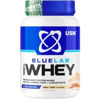 Протеин сывороточный (изолят) USN BlueLab 100% Whey (908г, молочный пирог)