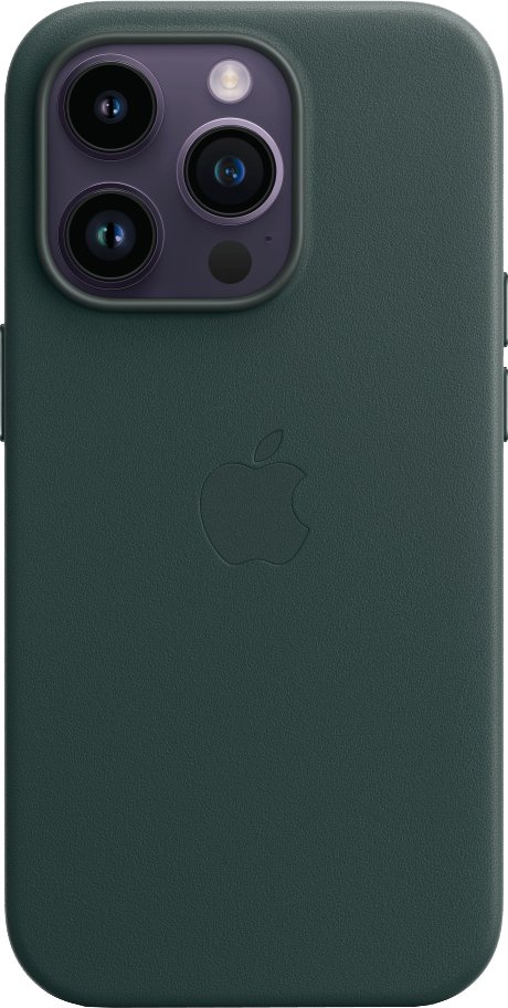 

Чехол для телефона Apple MagSafe Leather Case для iPhone 14 Pro (зеленый лес)
