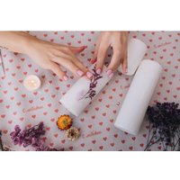 Свеча Дарим Красиво Цилиндр 3801705 (белый)