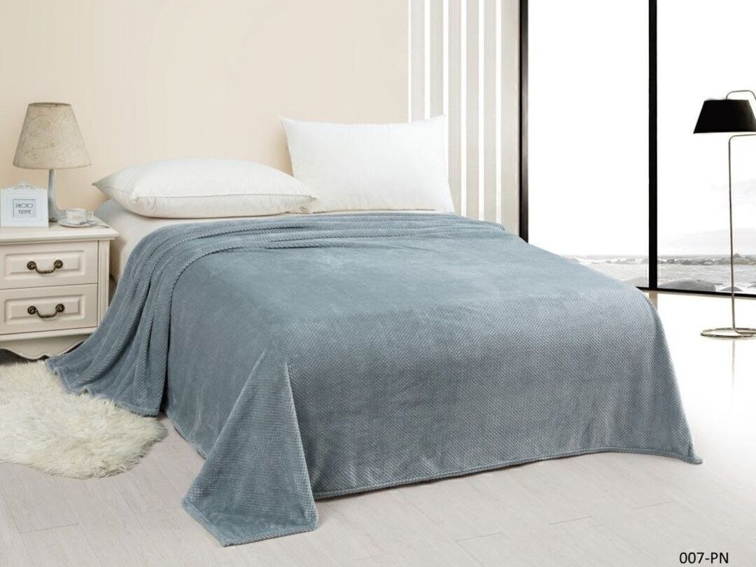 

Плед Реноме Pinoli 1.5сп PN-007 (жаккард светло-серый)