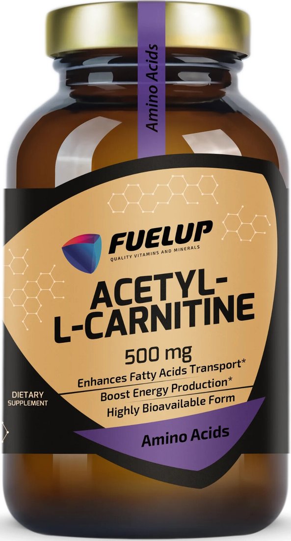 Аминокислота FuelUp Acetyl-L-Carnitine 500 мг (120 veg капсул)