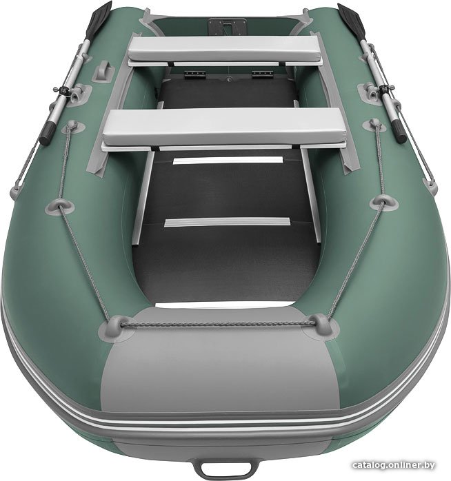 Моторно-килевая лодка Roger Boat Hunter Keel 3000 (малокилевая, зеленый/серый)