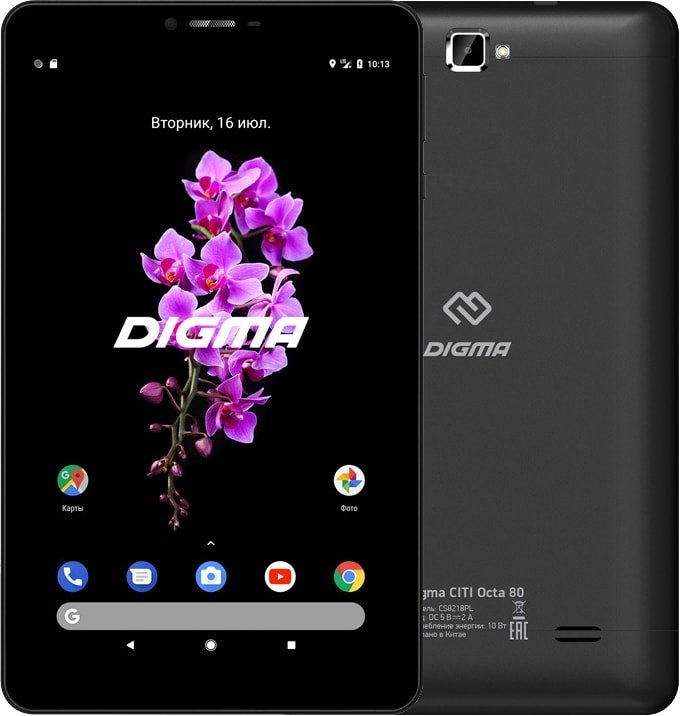 

Планшет Digma Citi Octa 80 64GB CS8218PL