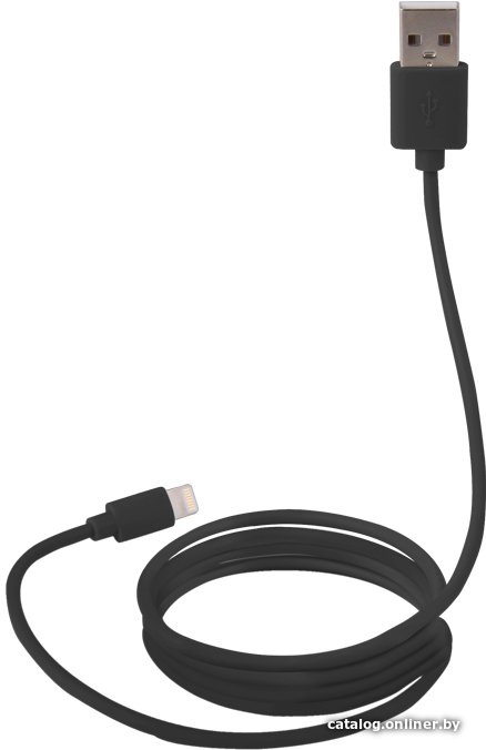 Кабель Canyon MFI-1 CNS-MFICAB01B USB Type-A - Lightning (1 м, черный)
