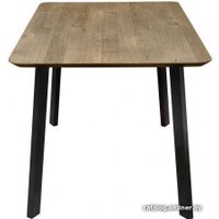 Кухонный стол ОКА Майон 130x80x74 (дуб галифакс/черный)