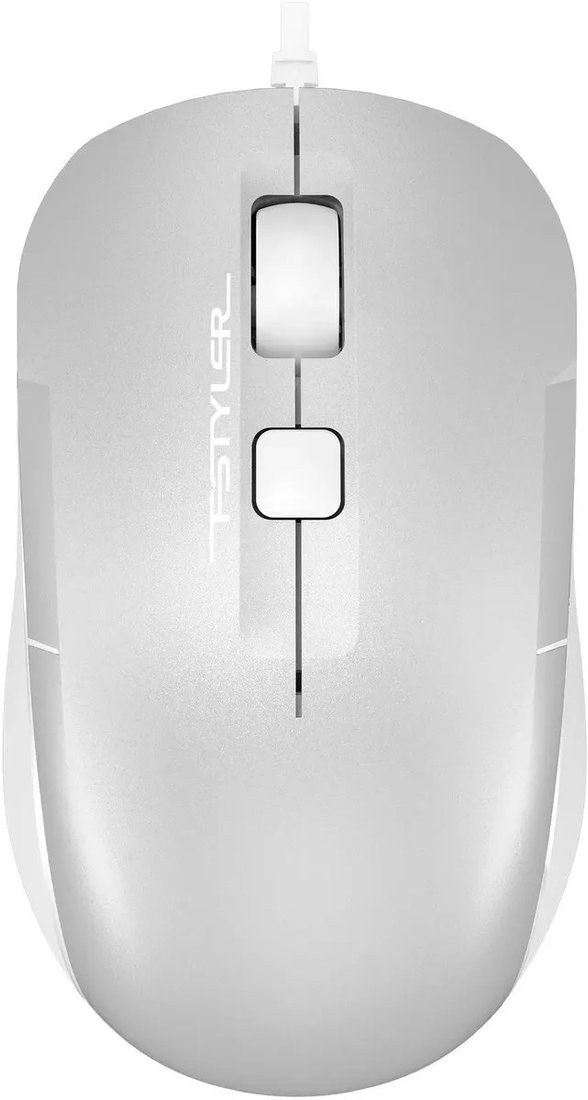 

Мышь A4Tech Fstyler FM26 (серебристый)