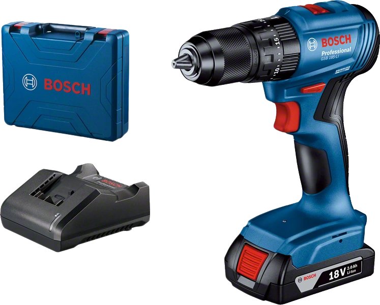 

Ударная дрель-шуруповерт Bosch GSB 185-LI Professional 06019K3101 (с 1-им АКБ, кейс)