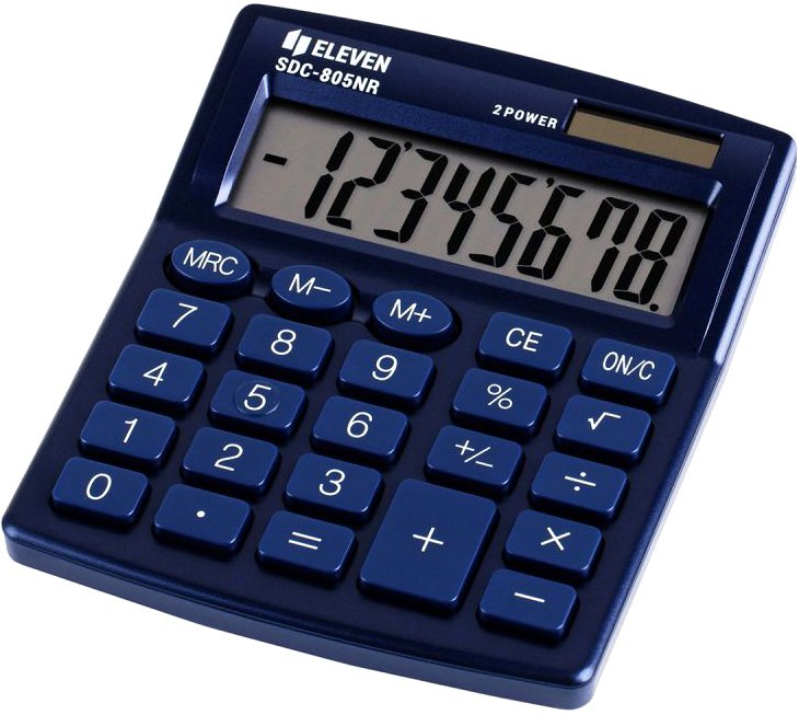 

Калькулятор Eleven SDC-805NR-NV (темно-синий)