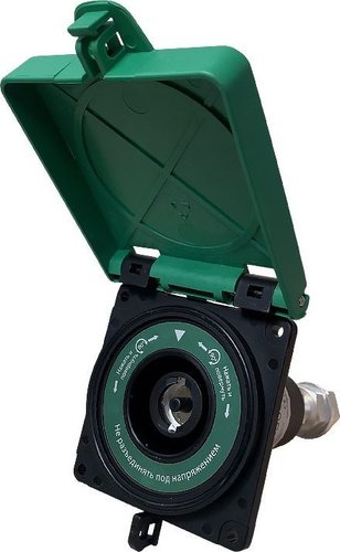 Розетка промышленная КС YHT BX3 0400G03 1Р 400А 1000В IP68 0400G03 (зеленый)