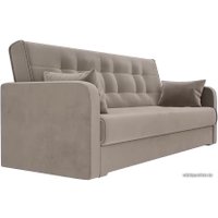 Диван Лига диванов Надежда 103075 (велюр, коричневый)