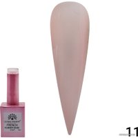 Основа Global Fashion Rubber Base Coat French (тон 11) 15 мл