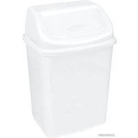 Мусорное ведро Эльфпласт Ромашка EP057-3 10 л (белый)