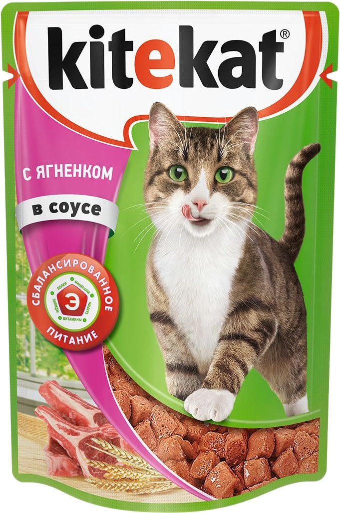 

Пресервы Kitekat с ягненком в соусе 85 г