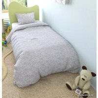 1.5-спальный комплект постельного белья Amarobaby Time To Sleep Stars AMARO-3403-St (белый/черный)