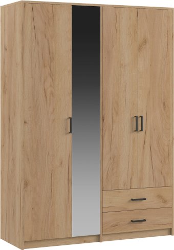 Шкаф распашной Genesis Мебель Светлана 4 двери (дуб золотой/венге)