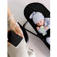 Шезлонг Amarobaby Baby Time AB21-25BT/09 (черный)