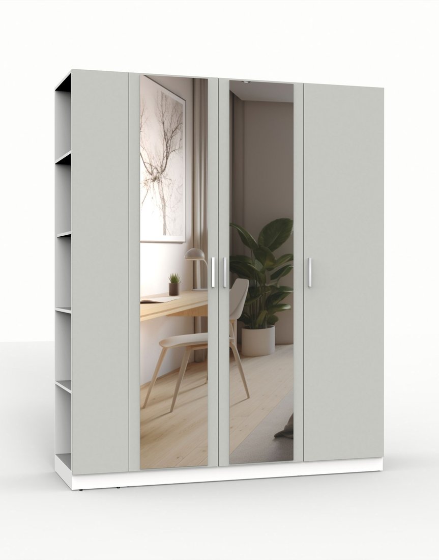 

Шкаф распашной Интермебель Марсель-30 МР 01-30 (шиншилла серая)