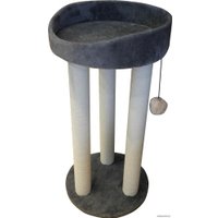 Лежак Cat House Тринога с лежанкой 0.85 (хлопок серый)