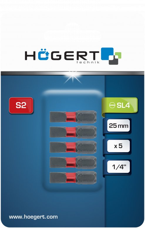 

Набор бит Hoegert Technik HT1S130