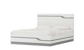 Кровать Речицадрев Герда Р382.09 (сосна рокпорт лайт 543/титан)