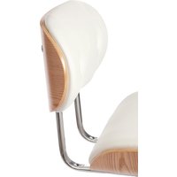 Офисное кресло TetChair Craft (иск. кожа, натуральный/белый) в Солигорске