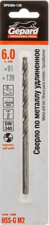 

Сверло Gepard GP0360-139