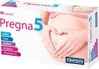 БАД Amaxa Прегна-5 (30 капсул)