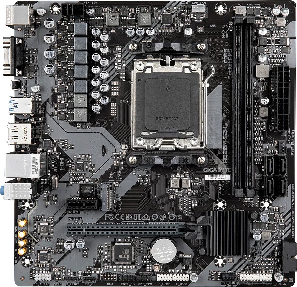 

Материнская плата Gigabyte A620M S2H (rev. 1.0)