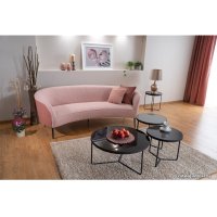 Журнальный столик Signal Artemida (черный/серый/светло-серый)