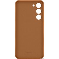 Чехол для телефона Samsung Leather Case S23+ (песочно-бежевый)