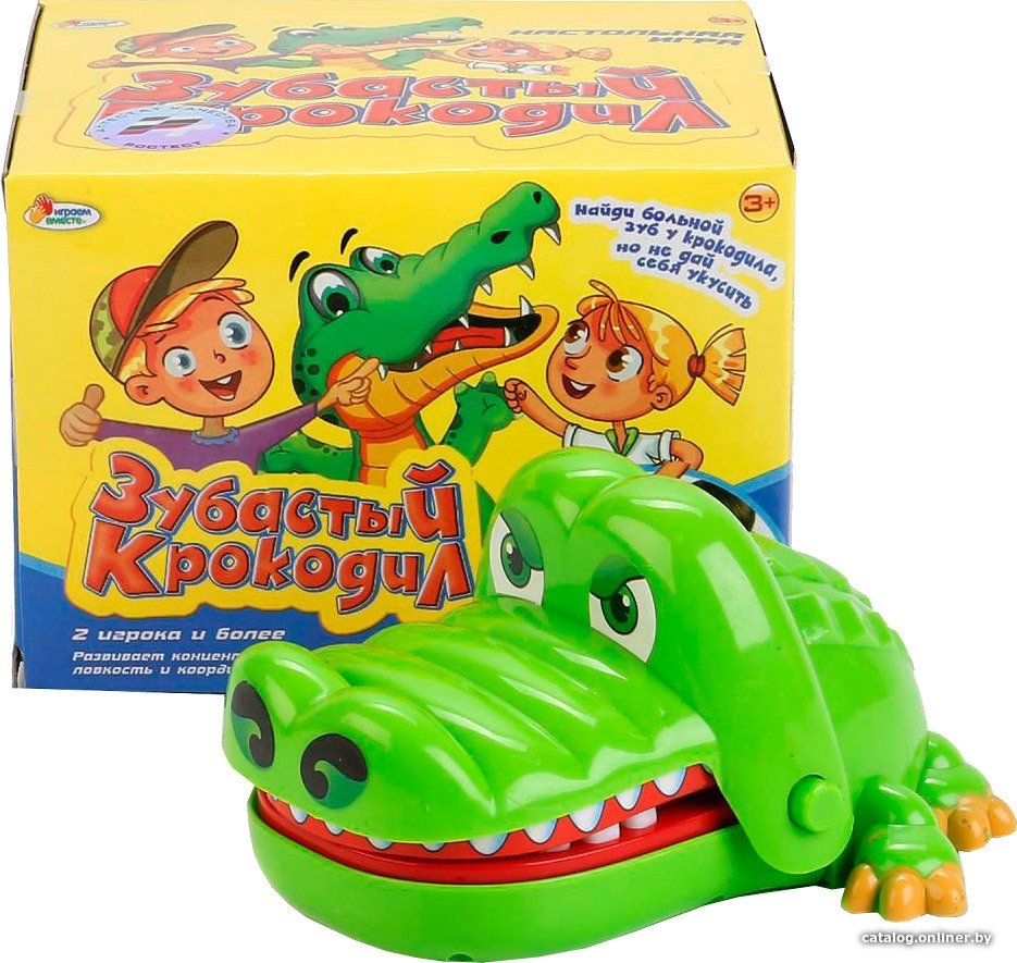 Настольная игра Играем вместе Зубастый крокодил B1600376-R