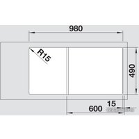 Кухонная мойка Blanco AXIA III 6 S 525849 (черный)