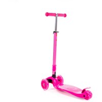 Двухколесный детский самокат Полесье Со складной ручкой 0072C-V1(М) (малиновый)