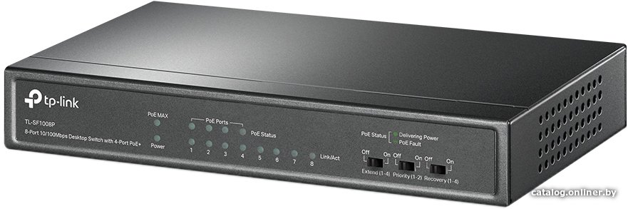 Неуправляемый коммутатор TP-Link TL-SF1008P V7