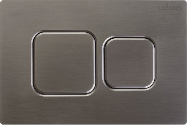 

Панель смыва Cezares PN2-BTN-GM (оружейная сталь)
