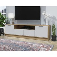 Тумба Интерлиния ТВ Концепт КТ-ТВ4-50 (серый/дуб золотой)