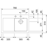 Кухонная мойка Franke Mythos MTK 611-78 124.0540.949 (белый)