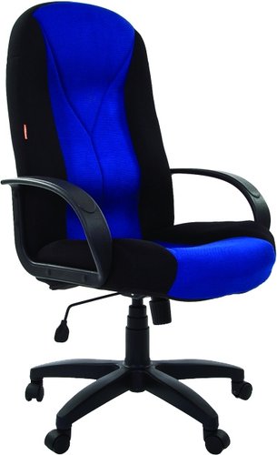 Офисное кресло CHAIRMAN 785 TW11 (черный/синий)