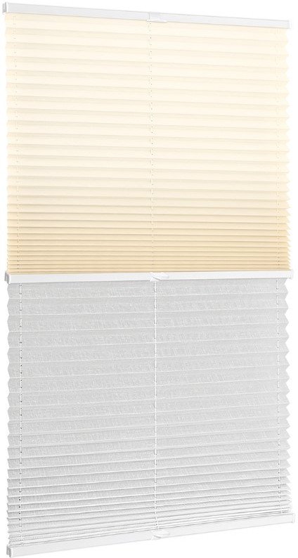 

Плиссе Delfa Basic Uni СПШ-3100/3504 Basic Transparent (68x160, кремовый/белый)