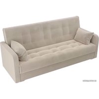 Диван Лига диванов Надежда 103070 (велюр, бежевый)