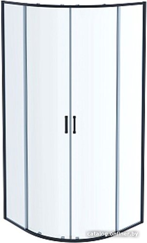 Душевой уголок Aquatek 80x200 AQ ARI RO 08020BL (черный/прозрачное стекло)