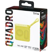 Беспроводная колонка TFN Quadro (лимонный)