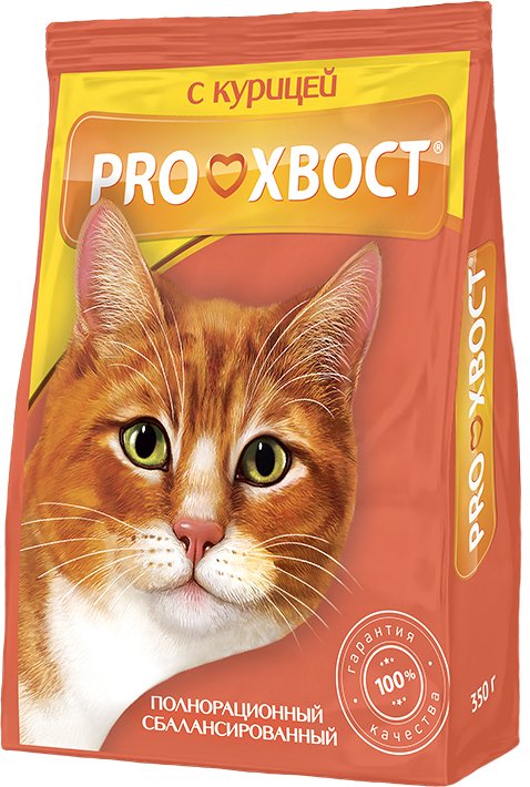 

Сухой корм для кошек Proхвост Курица 350 г