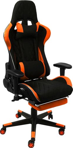 Игровое (геймерское) кресло AksHome Axel (черный/оранжевый)