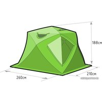 Палатка для зимней рыбалки Лотос Куб 4 Компакт Термо