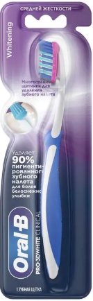 

Зубная щетка Oral-B PRO 3D White Clinical