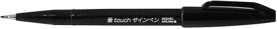 

Маркер художественный Pentel Brush Sign Pen SES15C-A (черный)