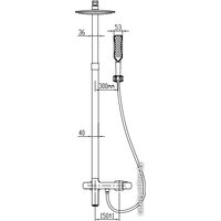 Душевая система  Kaiser Zinger 35282