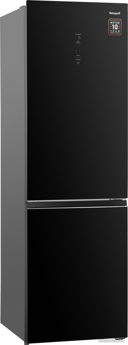 Холодильник Weissgauff WRK 2000 Total NoFrost Inverter Black Glass